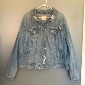 Torrid distressed Jean jacket